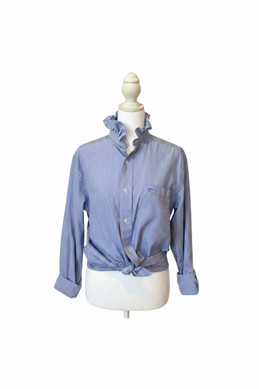 Southern Tide blue broadcloth