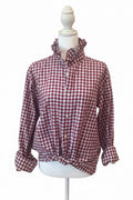 Egara red/baby blue check
