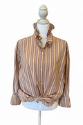 Banana Republic multi color stripe-burnt orange