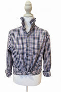 J. Ferrar purple/black/lilac check