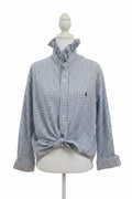Ralph Lauren white/blue/black check