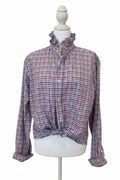 Banana Republic red/white/blue check
