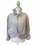 Alan Fusser baby blue/orange/green/red stripe